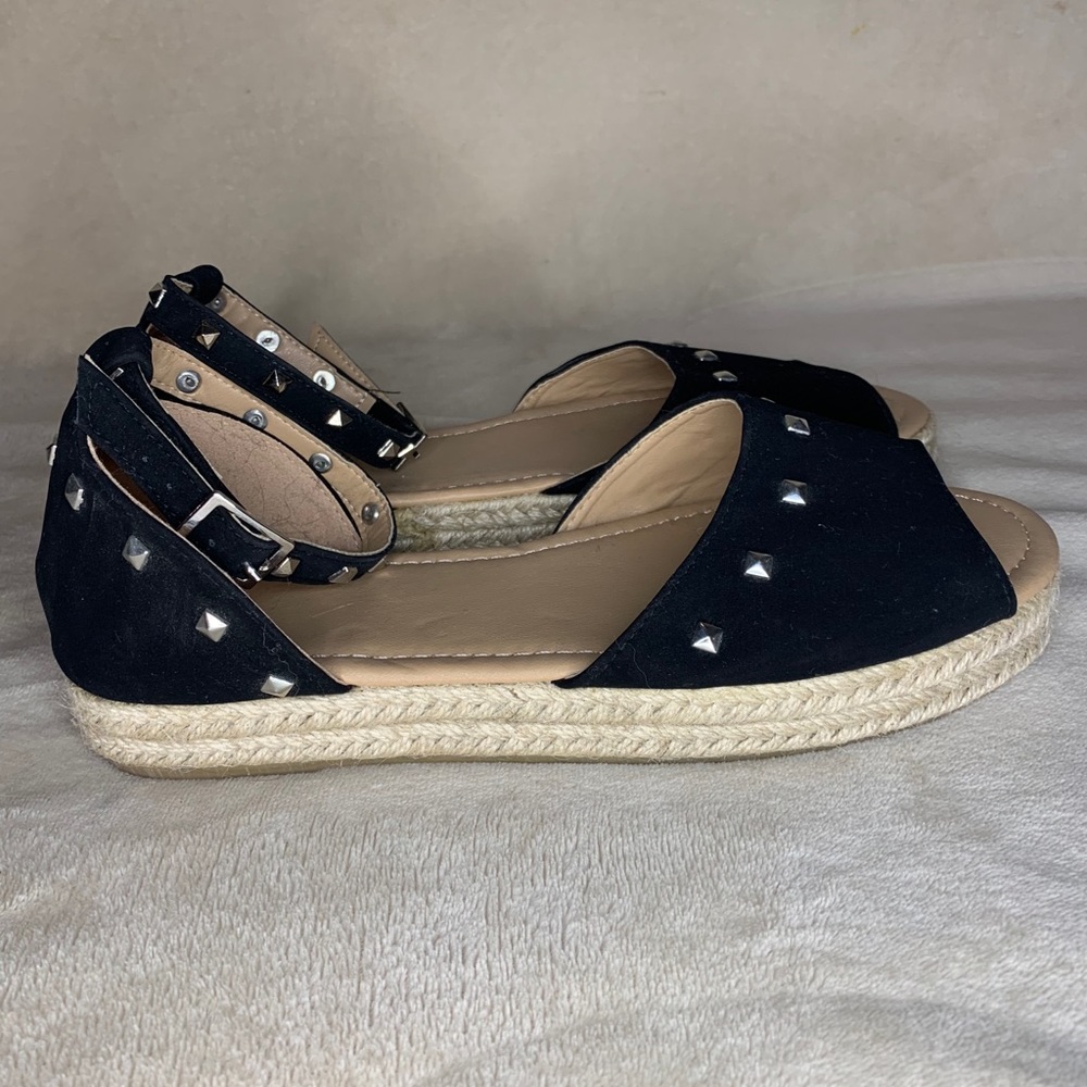 Studded espadrille sandals